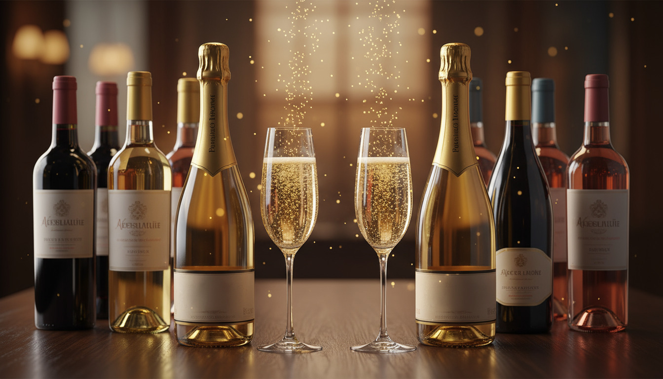 Collection de champagnes premium