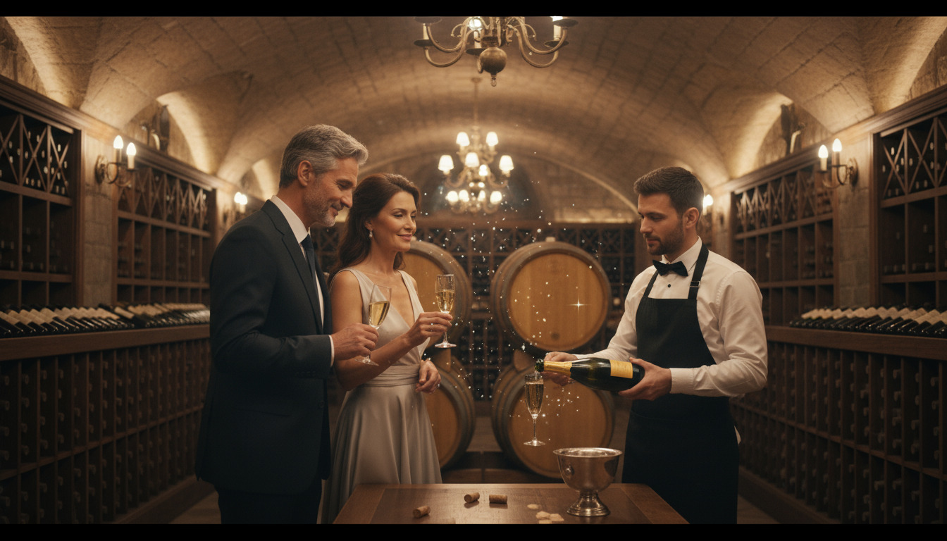 Dégustation de champagne